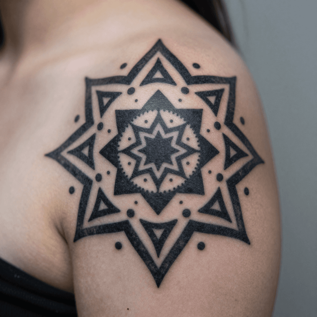 Diseño blackwork — Trazo
