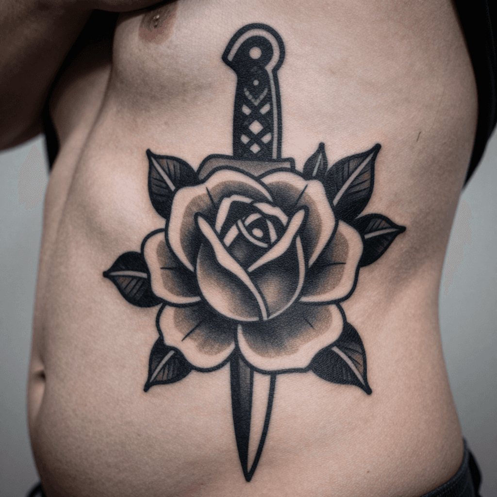 Diseño blackwork — Trazo